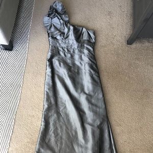 Cameron Blake Formal Silver Dress Size 12